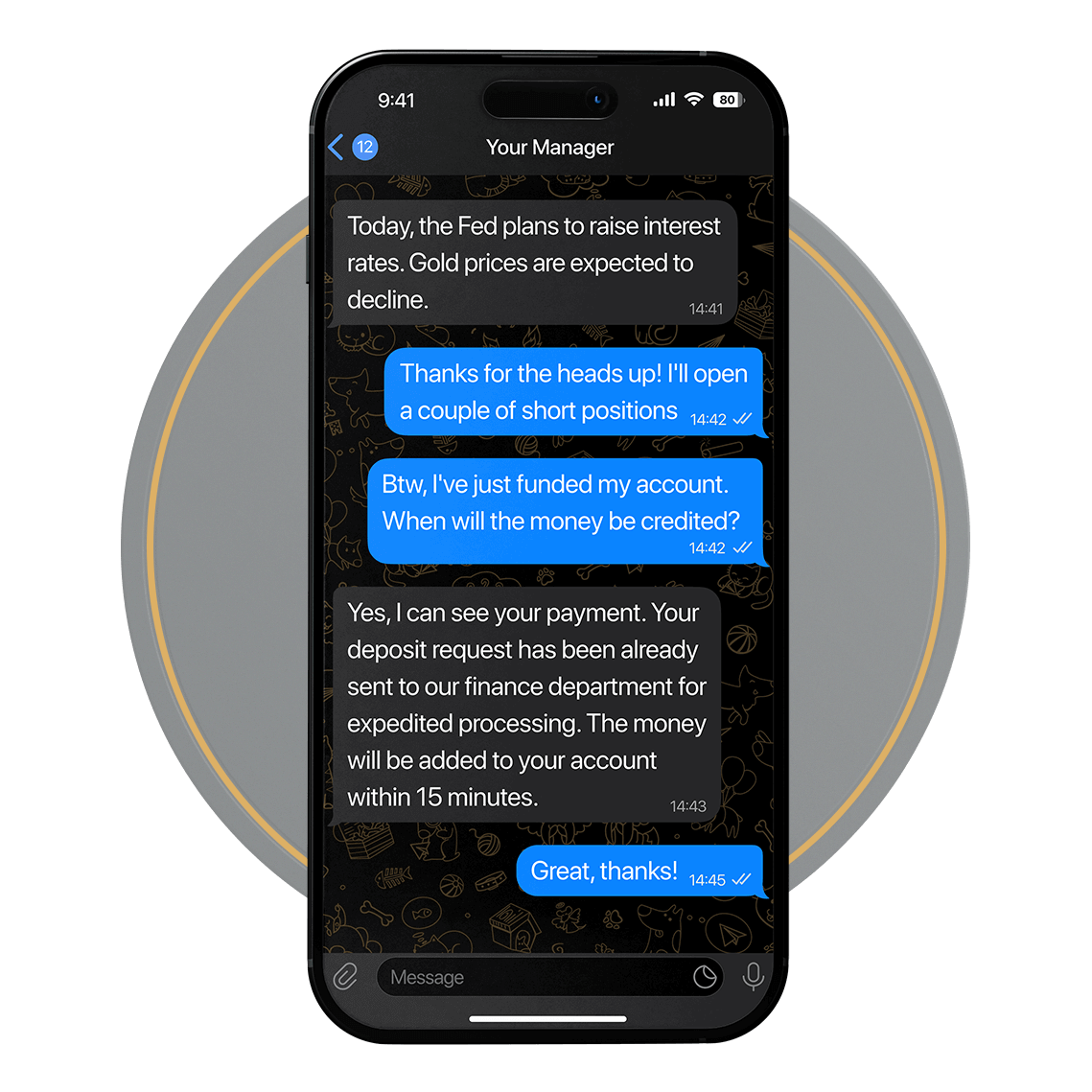your manager smartphone